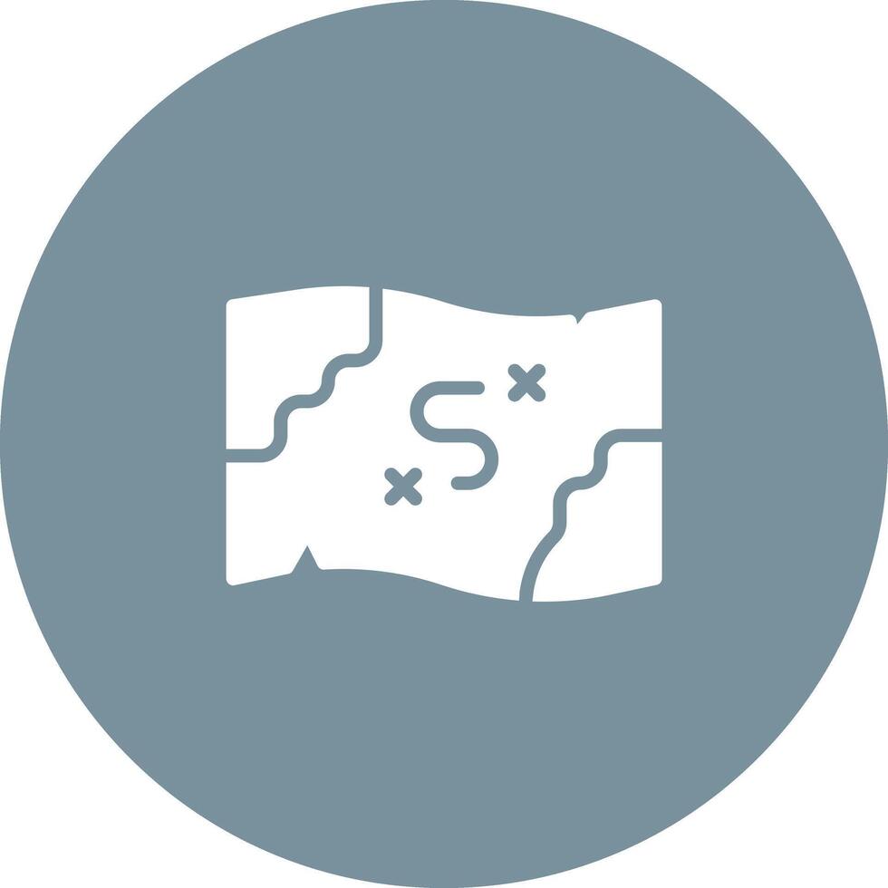 Pirate Map Vector Icon