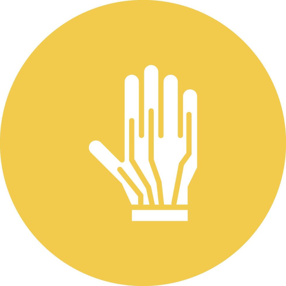 Wired Gloves Vector Icon