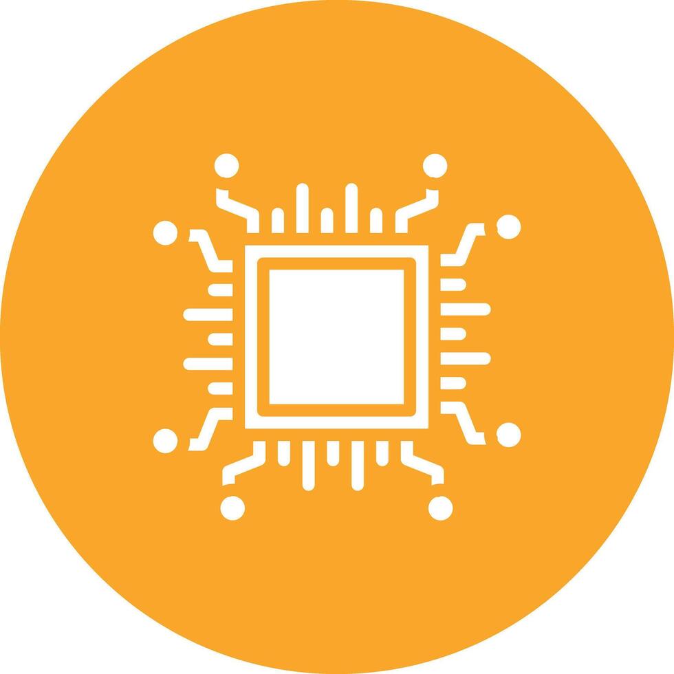 Brain Chip Vector Icon