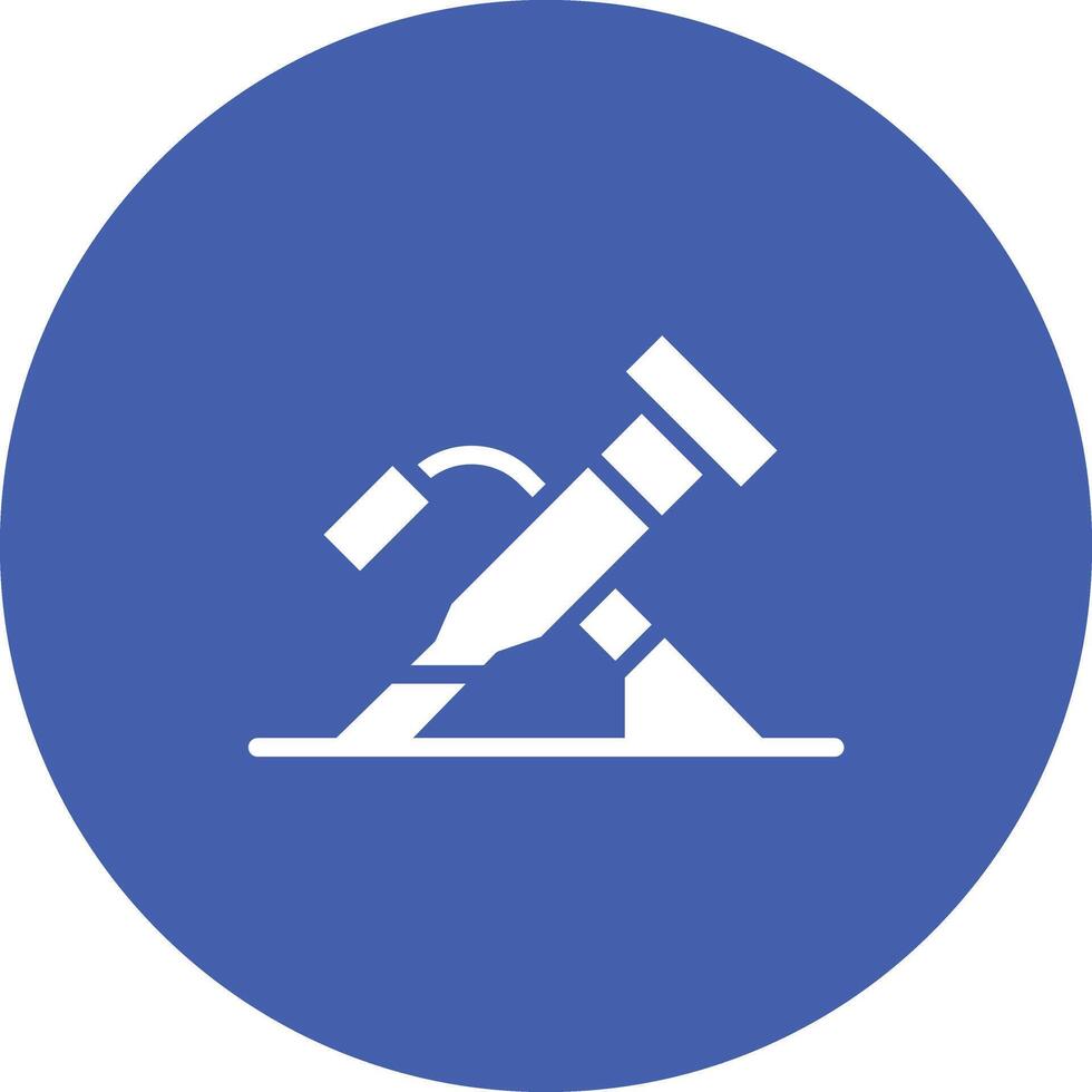 Army Mortar Vector Icon