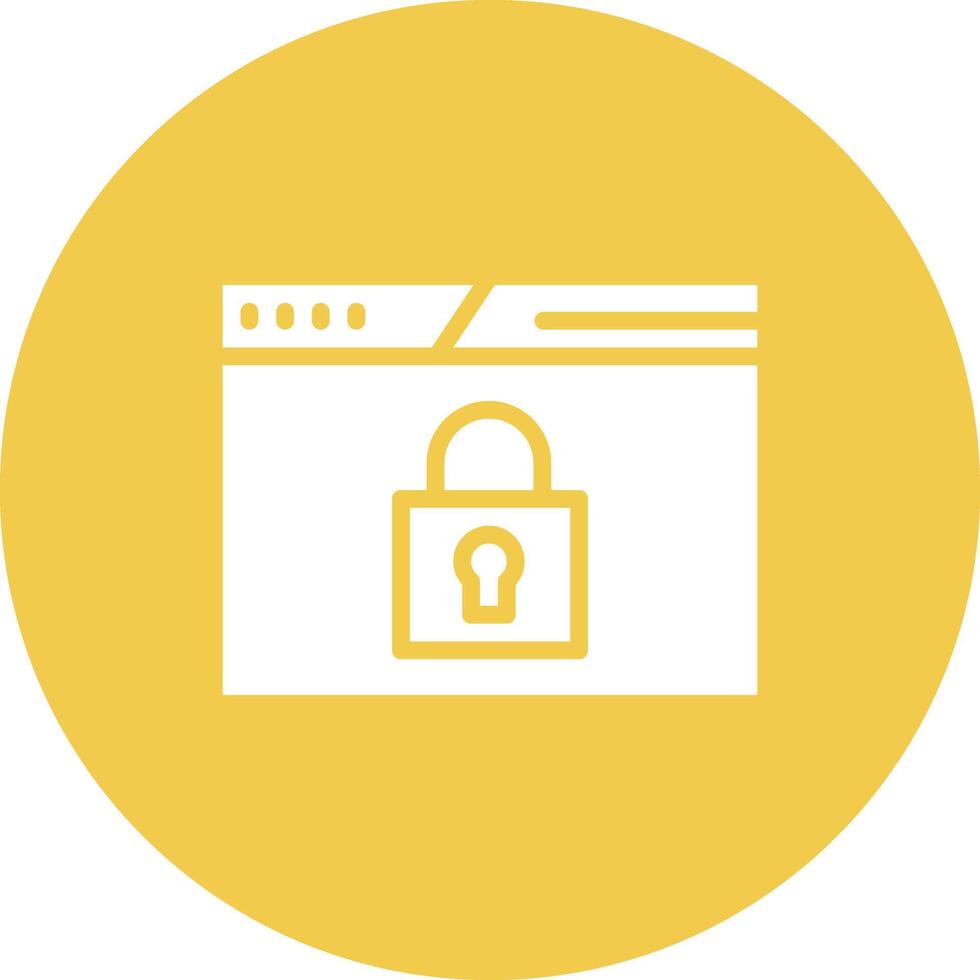 Website Security Vector Icon