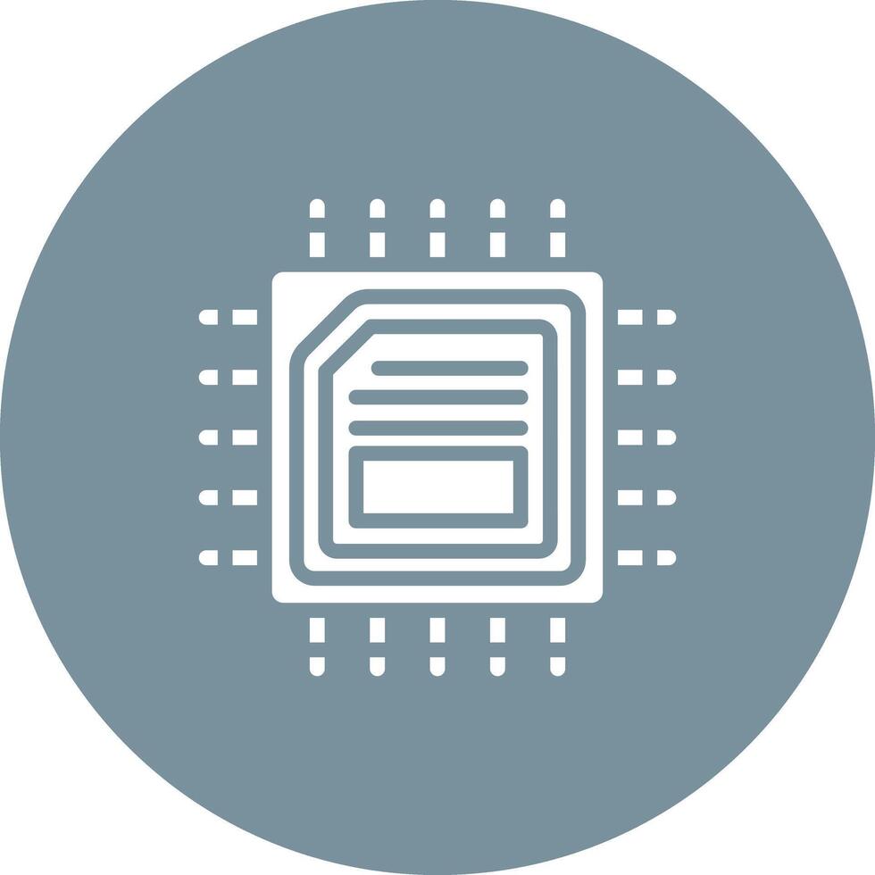 CPU Processor Vector Icon