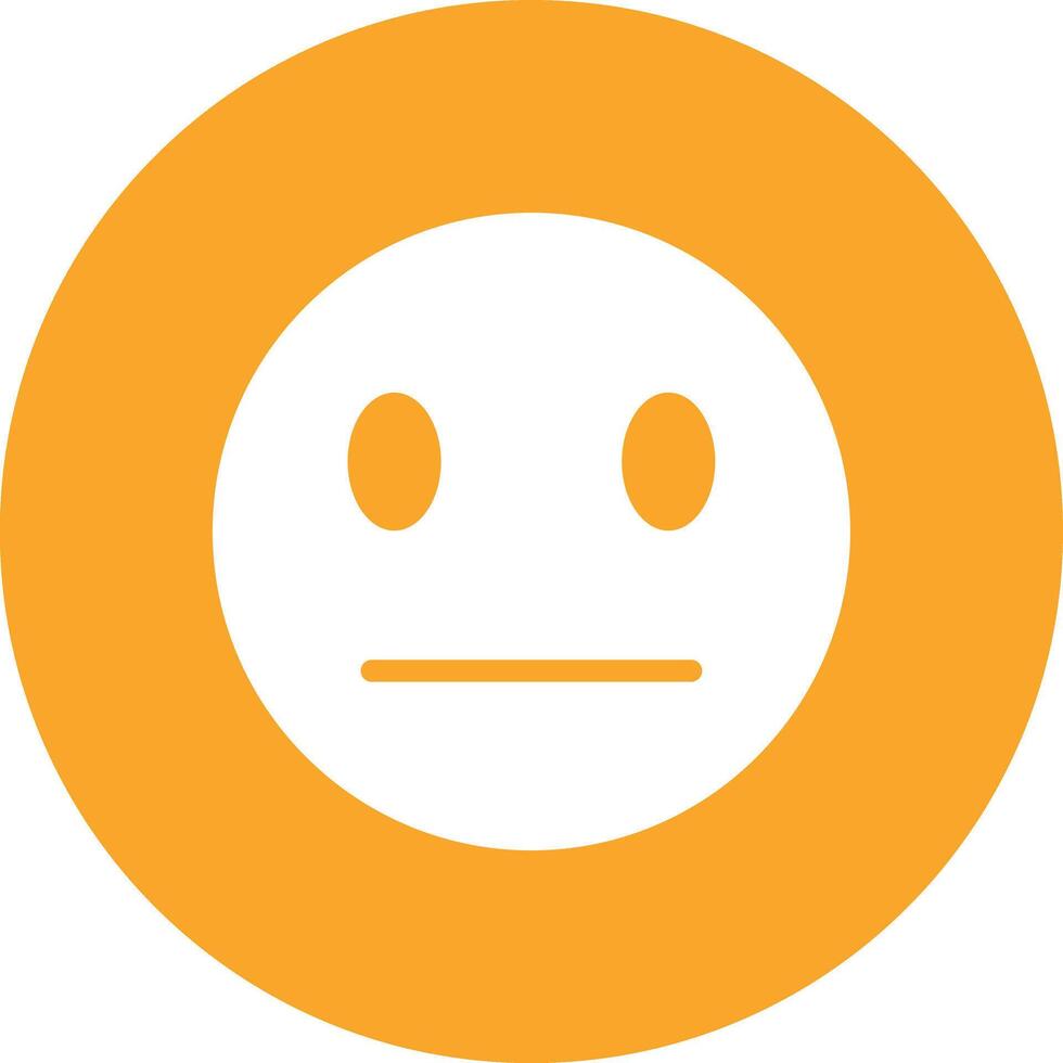 Expressionless Face Vector Icon