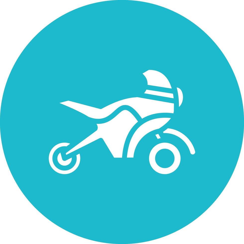 Race Bike Vector Icon