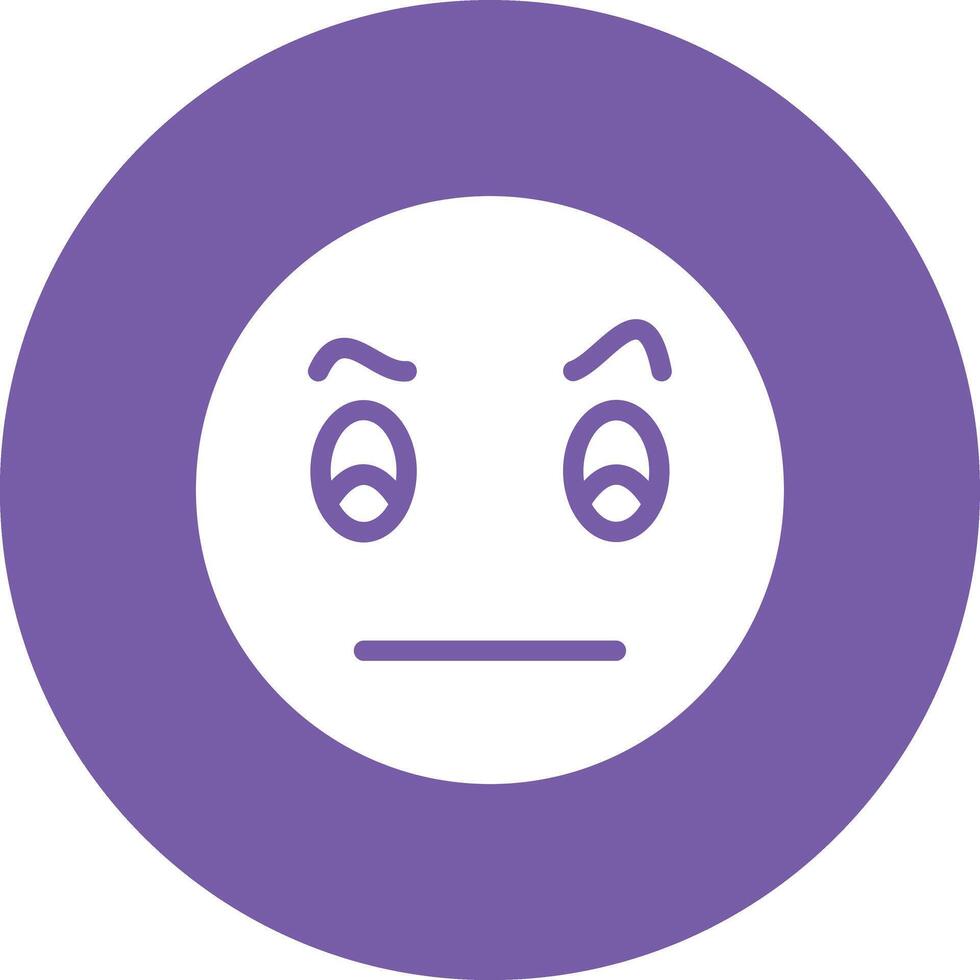 Face with Raised Eyebrow Vector Icon