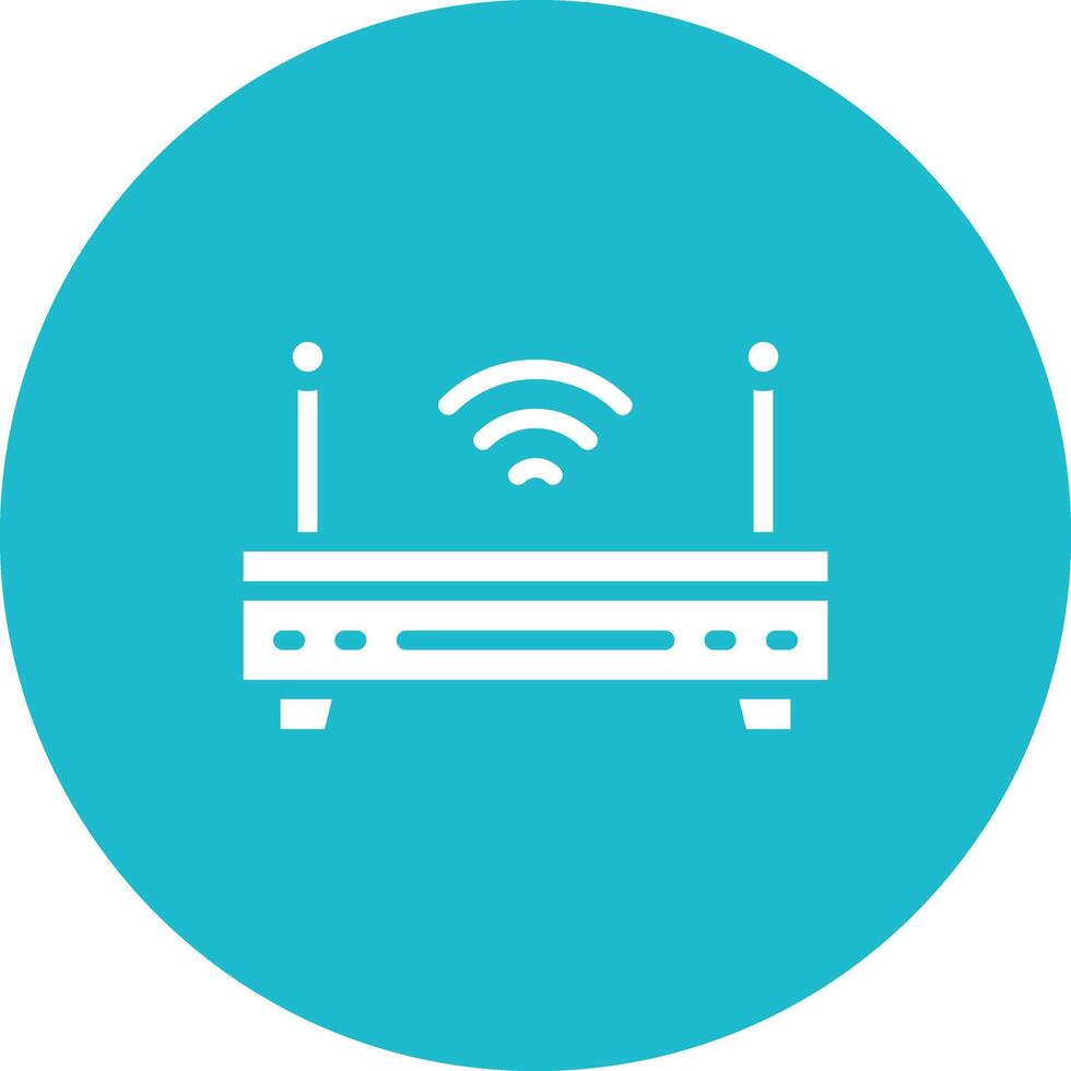Wireless Router Vector Icon