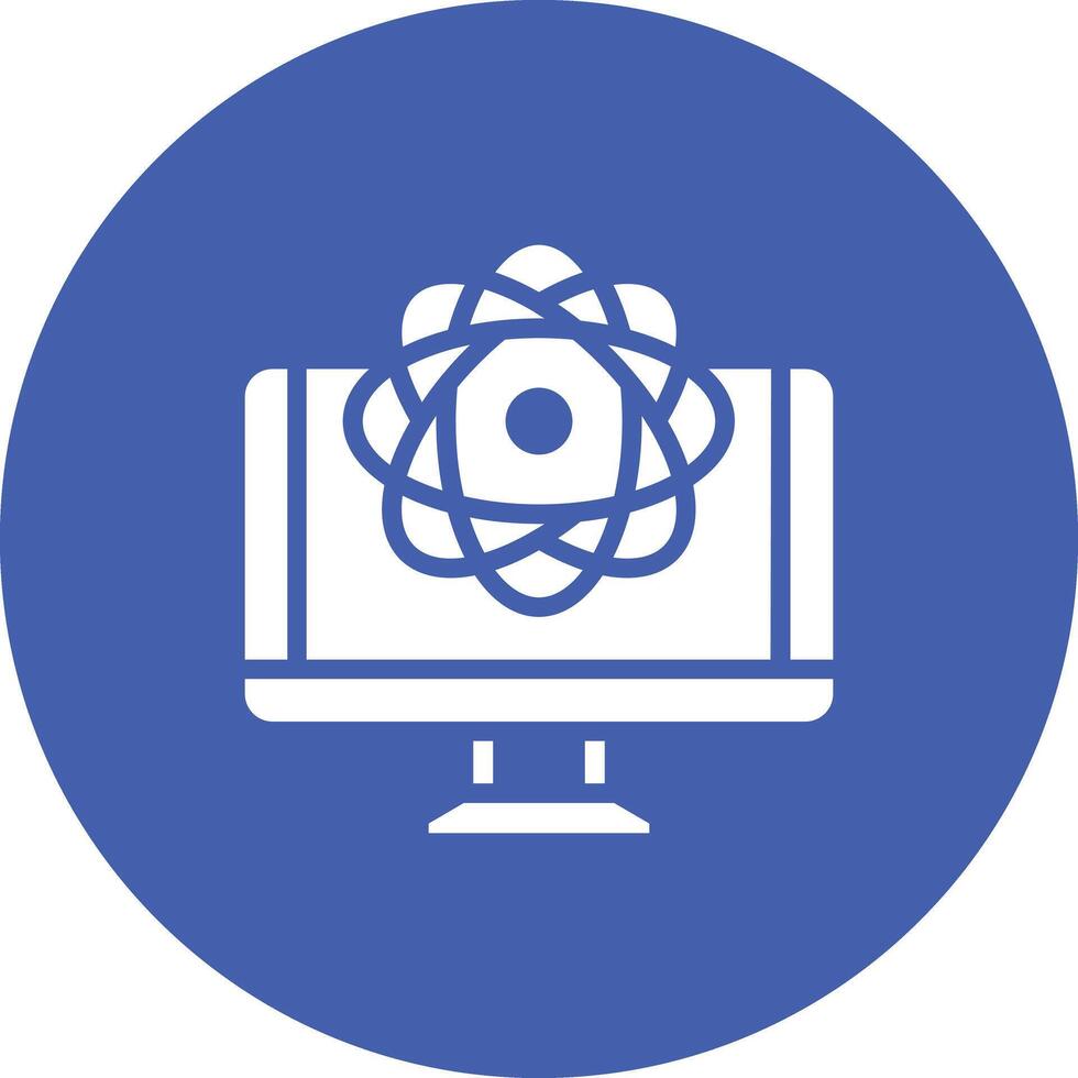 Quantum Computing Vector Icon