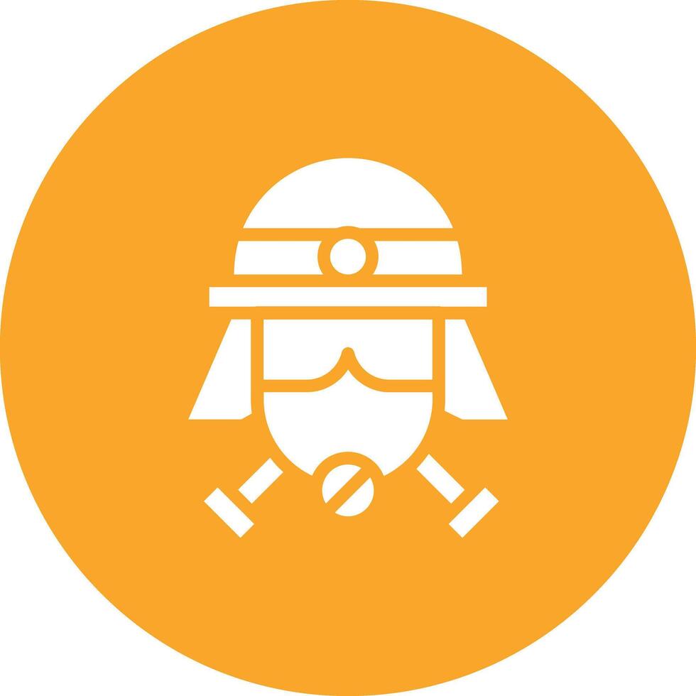 Fireman Mask Vector Icon