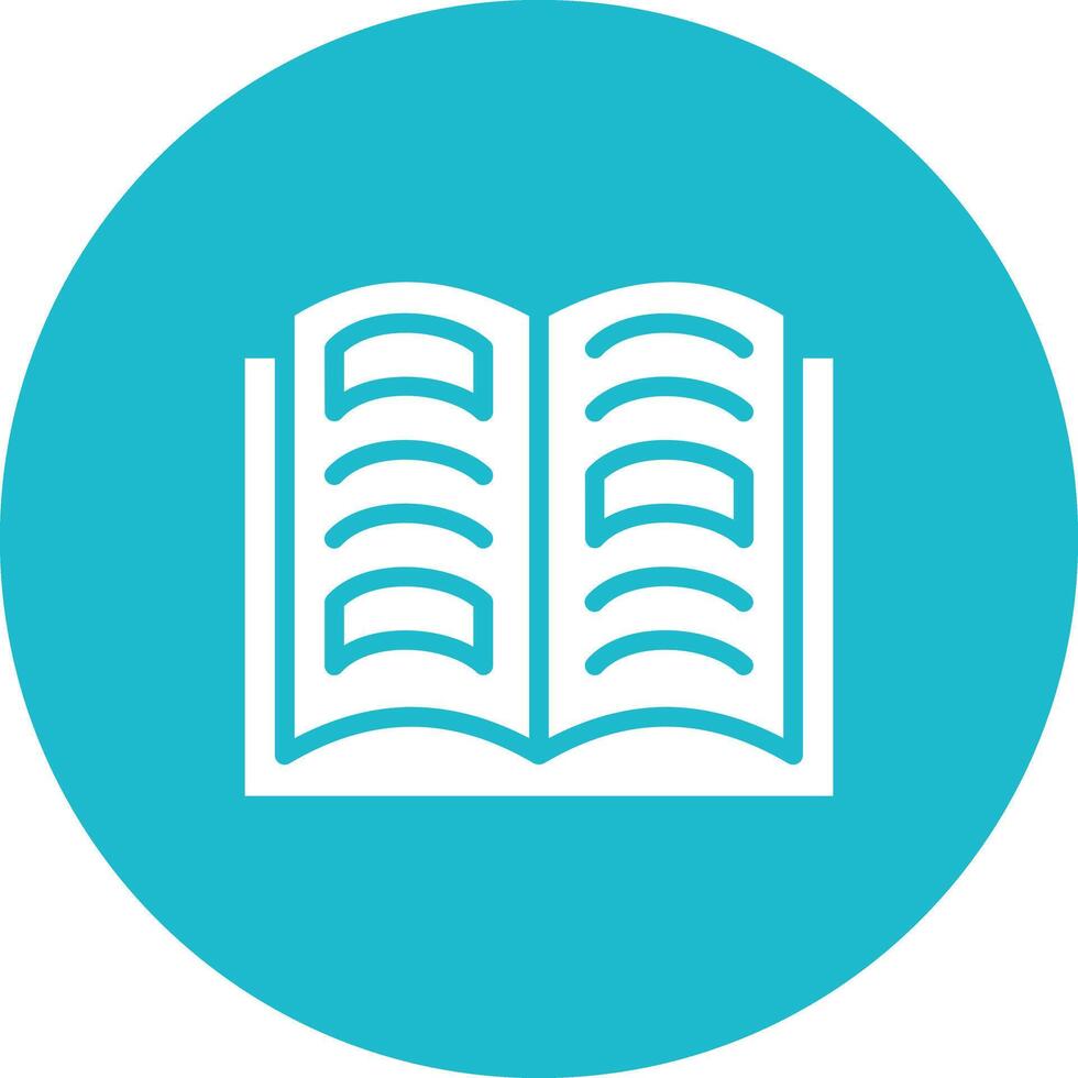 Open Book Vector Icon