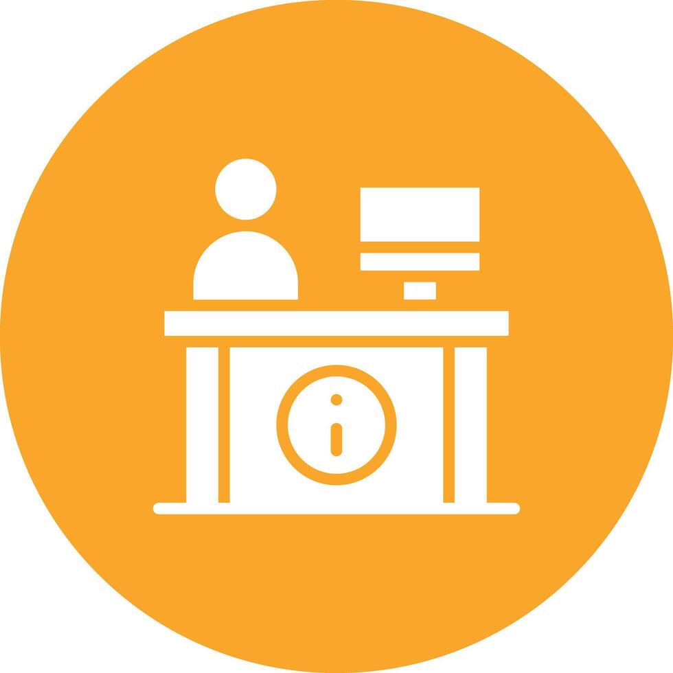 Information Desk Vector Icon