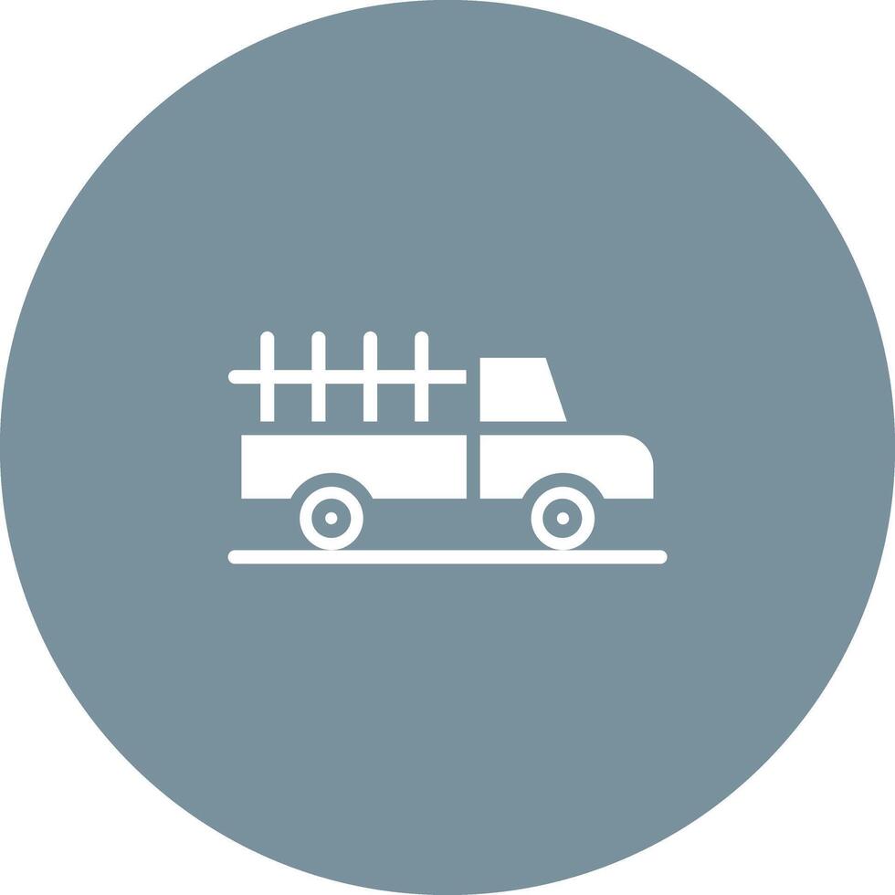 Pickup Truck Vector Icon