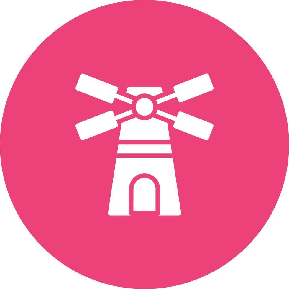 Windmill Vector Icon