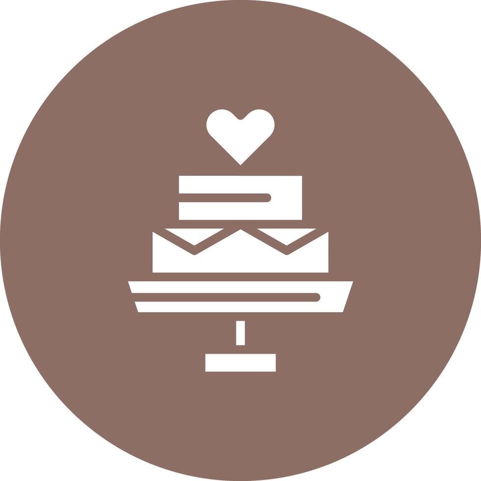 Wedding Cake Vector Icon