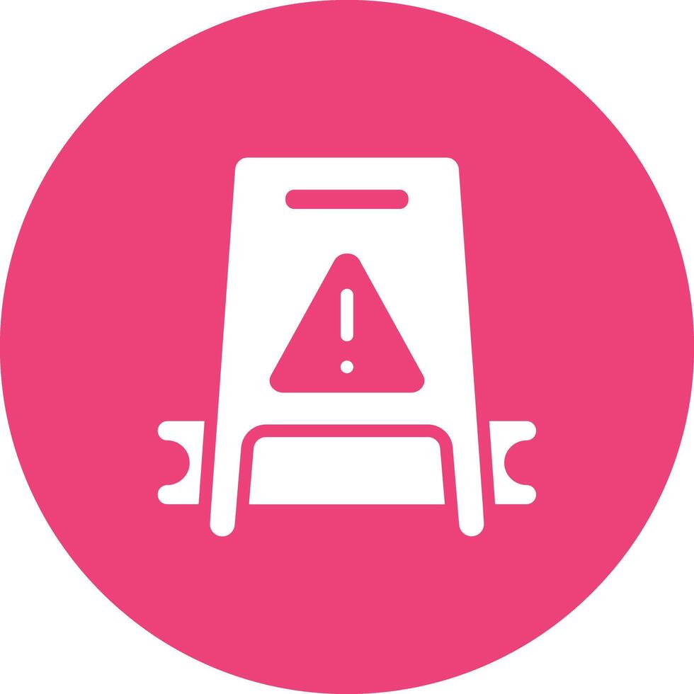 Wet Floor Vector Icon