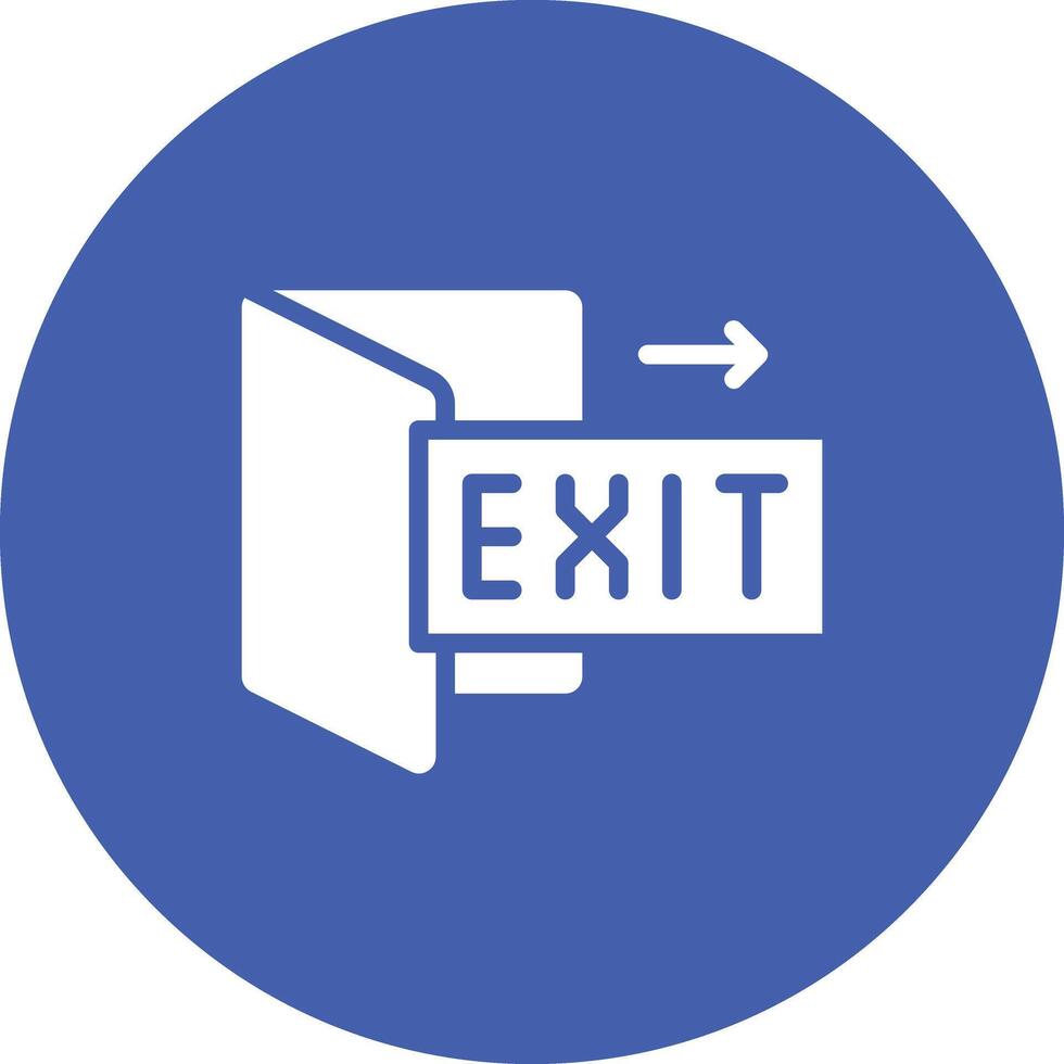 Fire Exit Vector Icon