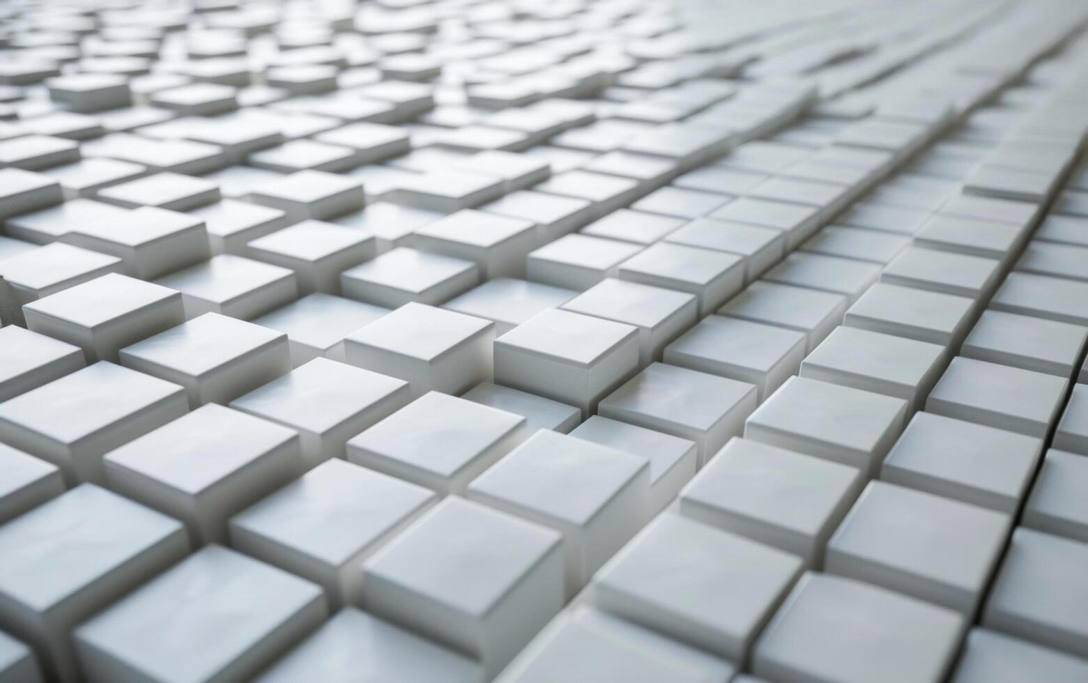 AI generated white grid pattern made of tiles photo