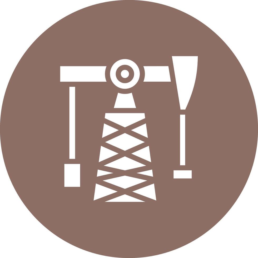 Oil Pump Vector Icon