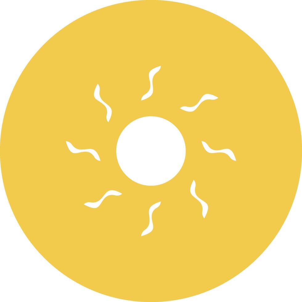 icono de vector de sol