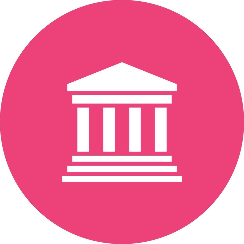 Greek Temple Vector Icon