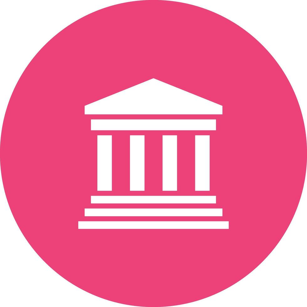 Greek Temple Vector Icon