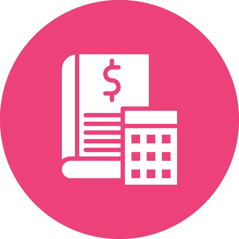 Accounting Book Vector Icon