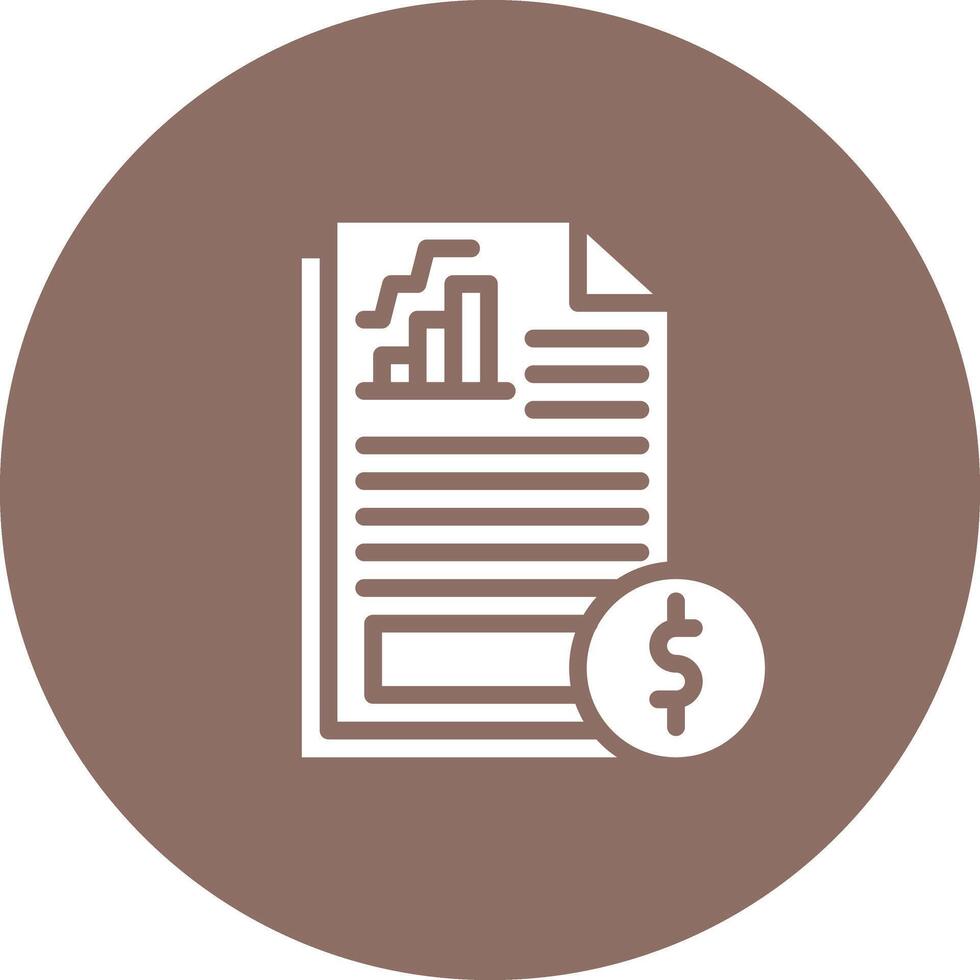 Financial Statements Vector Icon