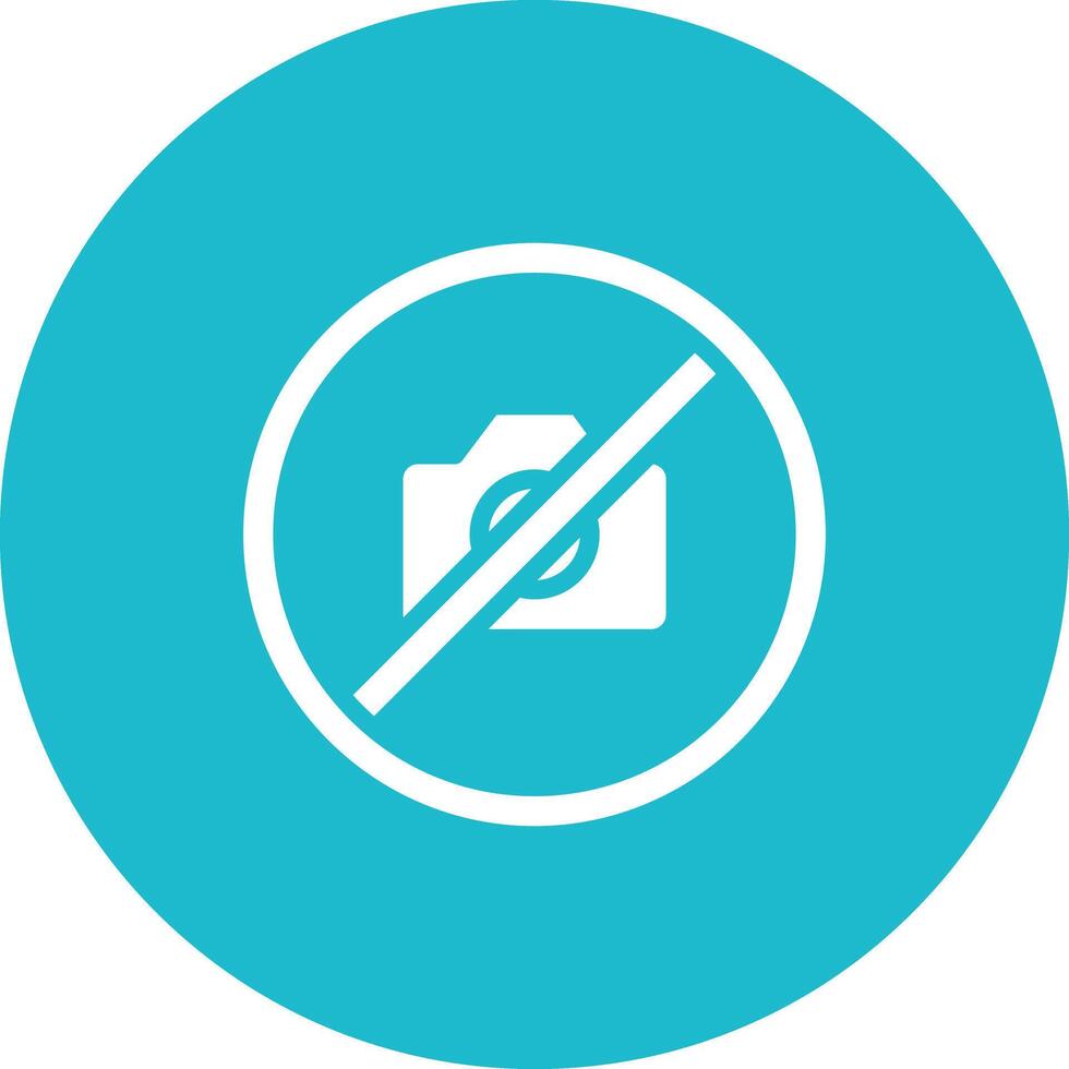 No Camera Vector Icon