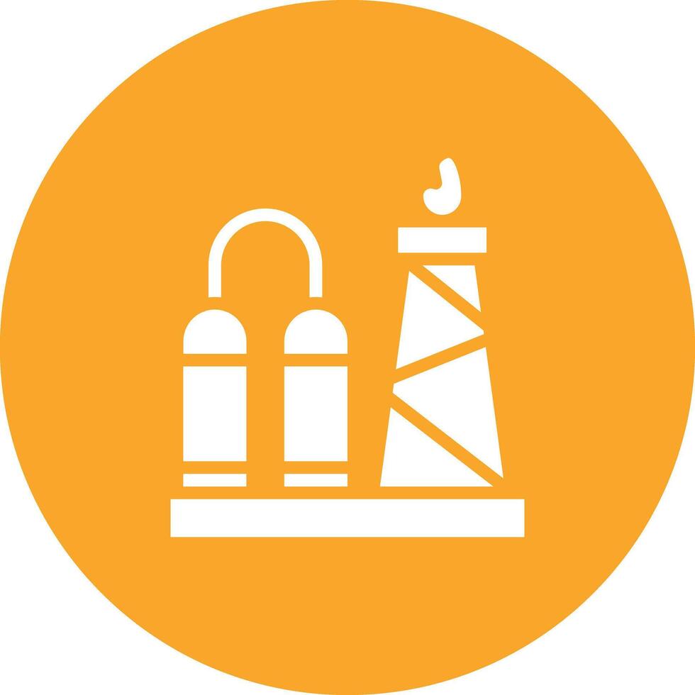 Oil Fire Vector Icon
