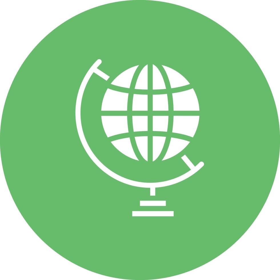 Globe Stand Vector Icon
