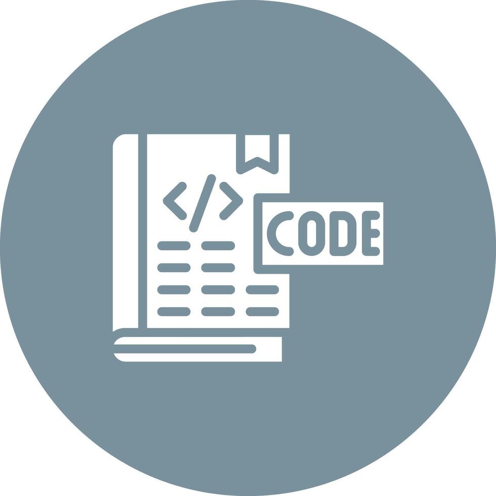 Coding Book Vector Icon