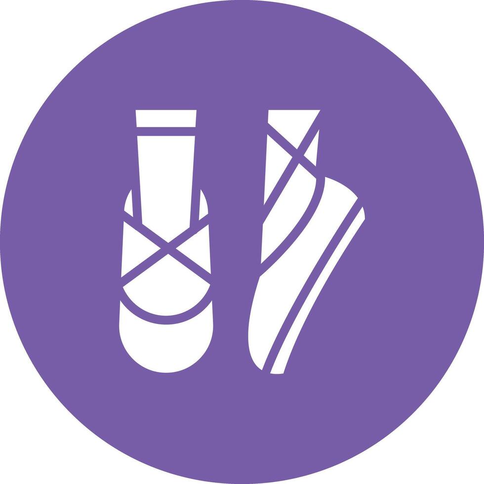 Ballet Shoes Vector Icon