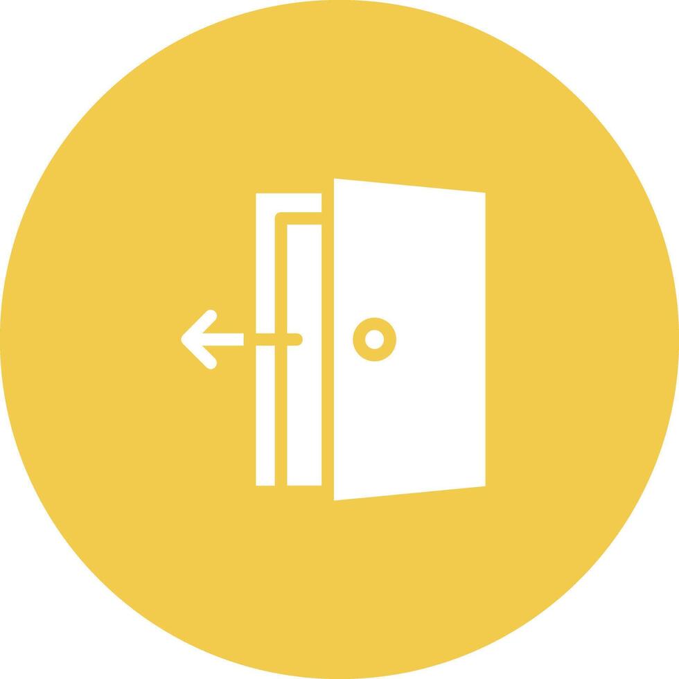 Exit Door Vector Icon