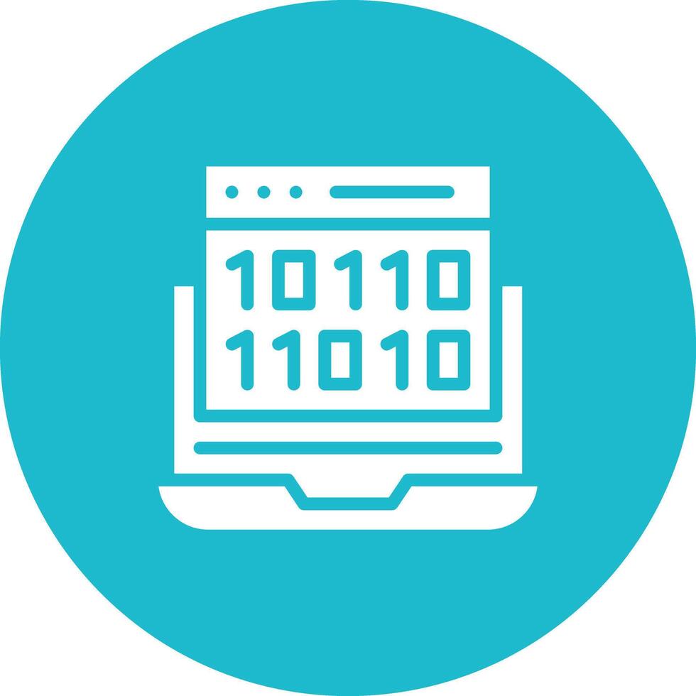 Binary Code Vector Icon