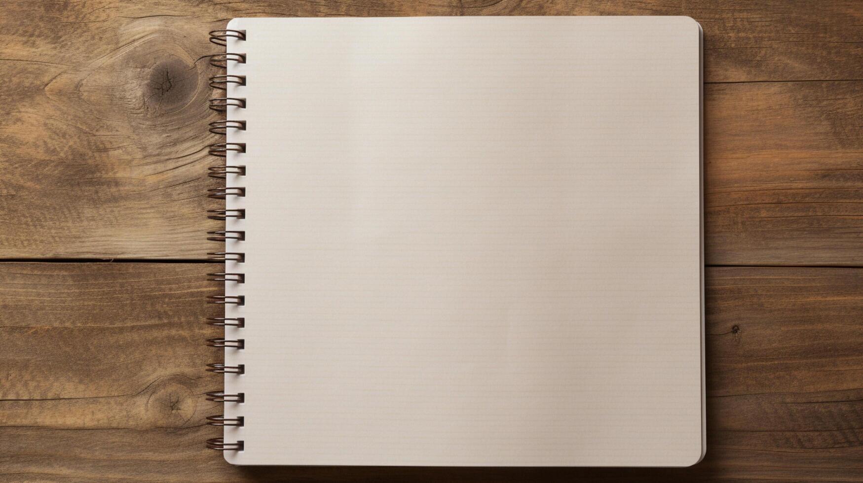 AI generated Notebook Page Background photo