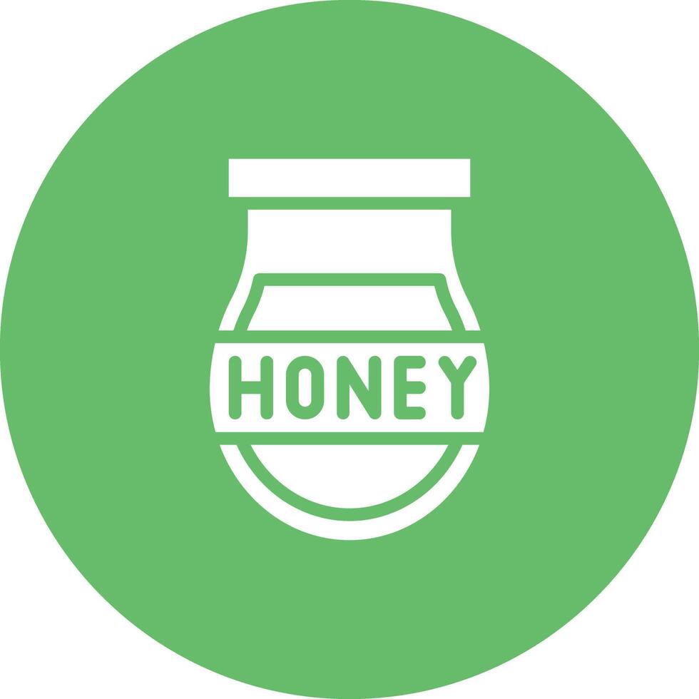 Honey Jar Vector Icon