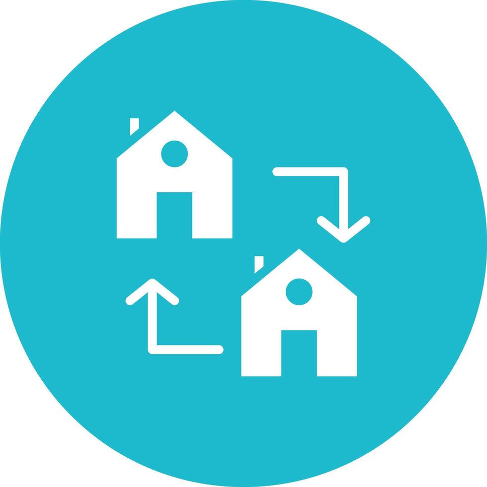 House Exchange Vector Icon