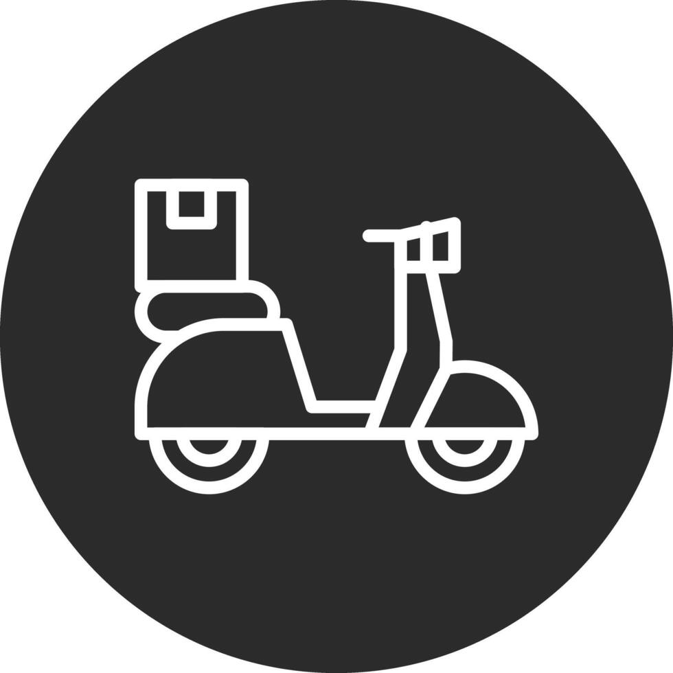 entrega bicicleta vector icono