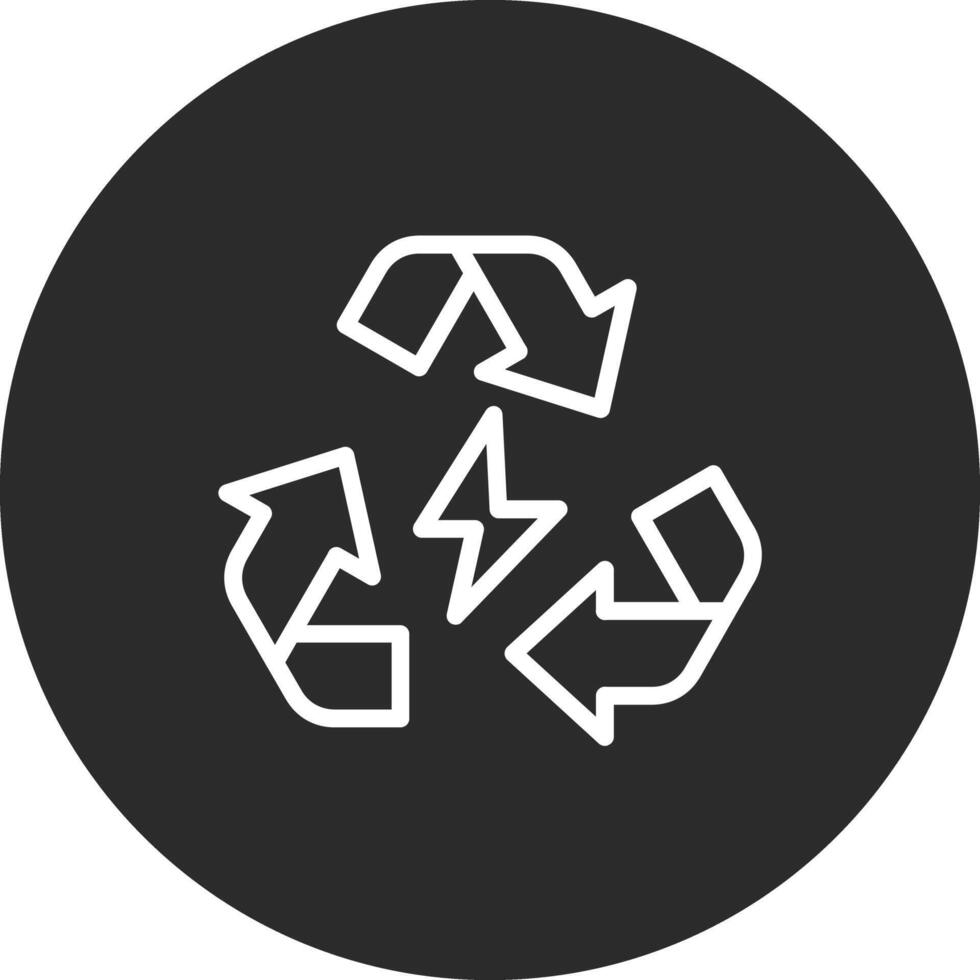 Recycle Energy Vector Icon