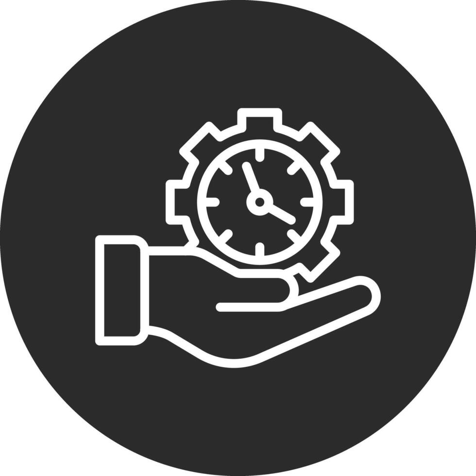 icono de vector de gestión de tiempo