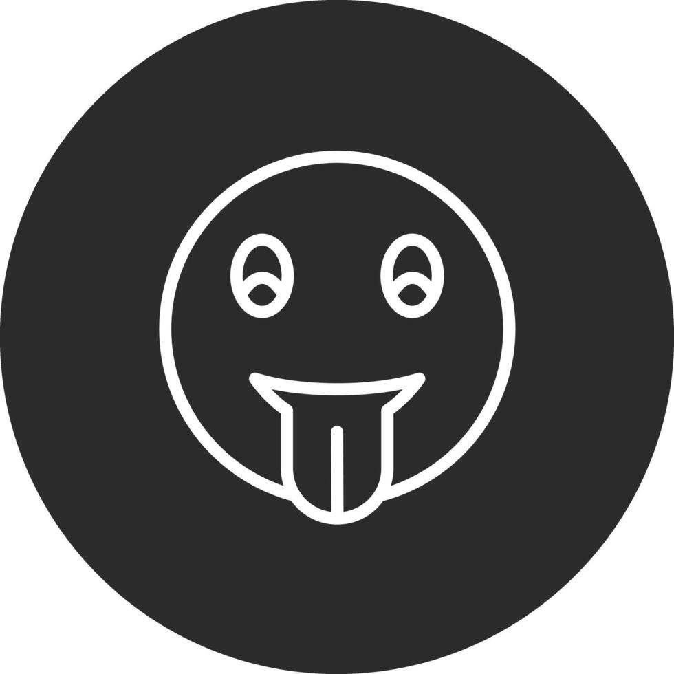 Face with Tongue Vector Icon