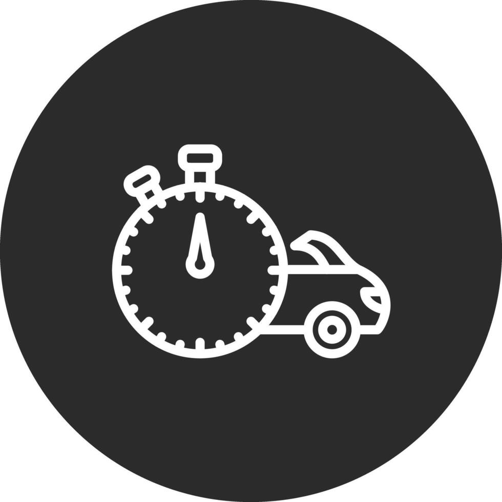 Race Stopwatch Vector Icon