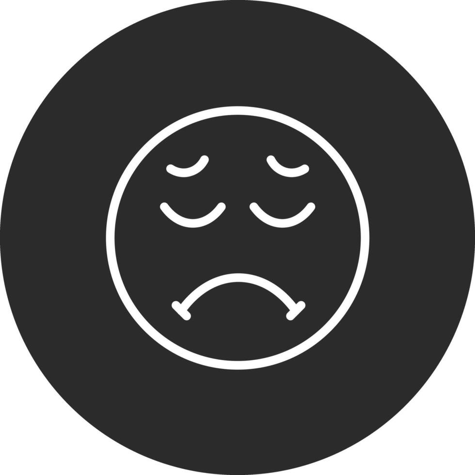 Pensive Face Vector Icon
