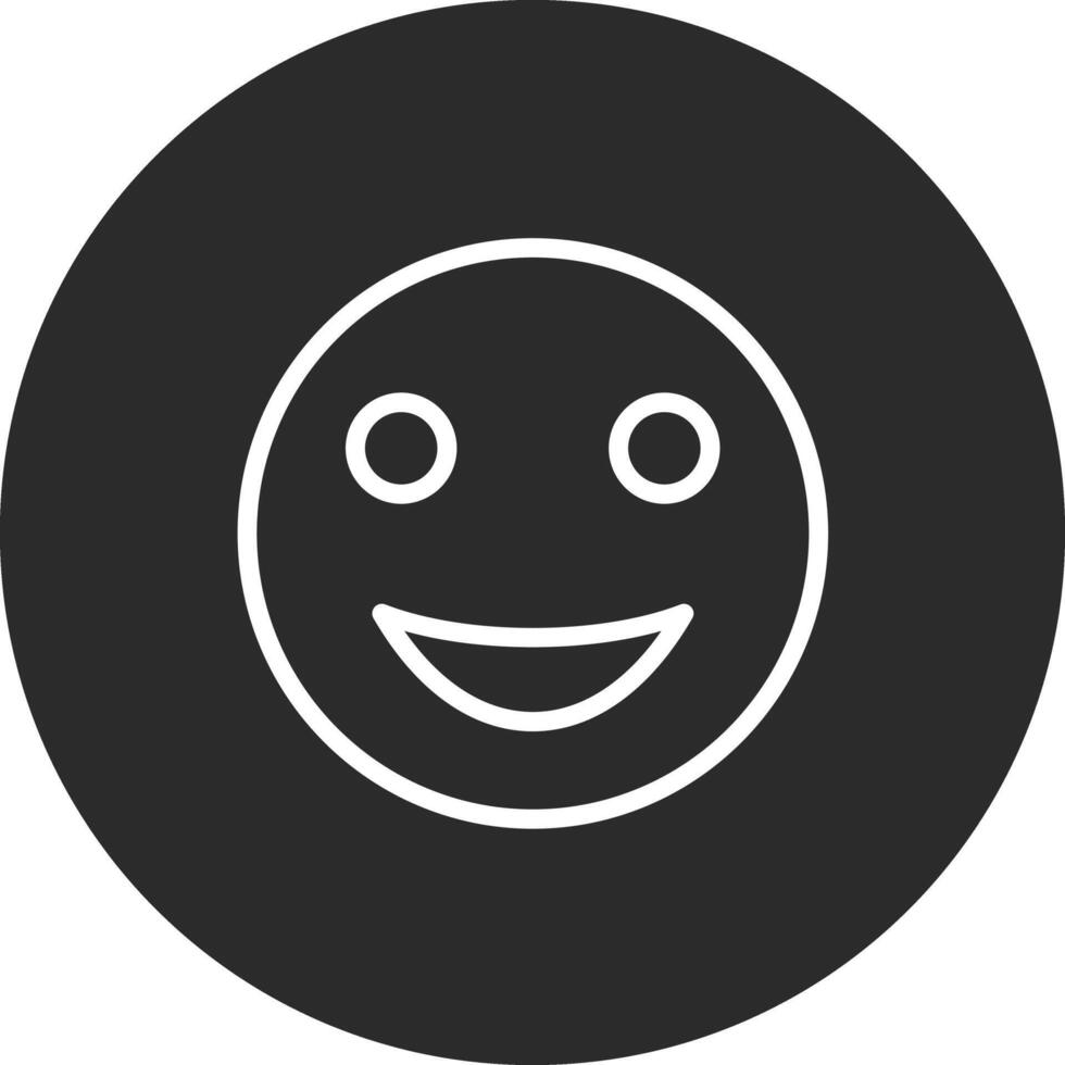 sonriente cara vector icono