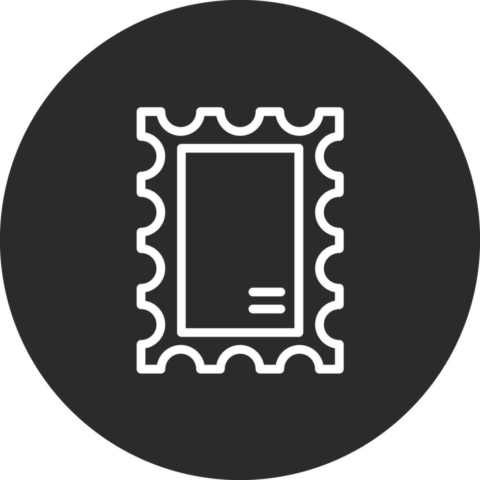 Post Stamp Vector Icon