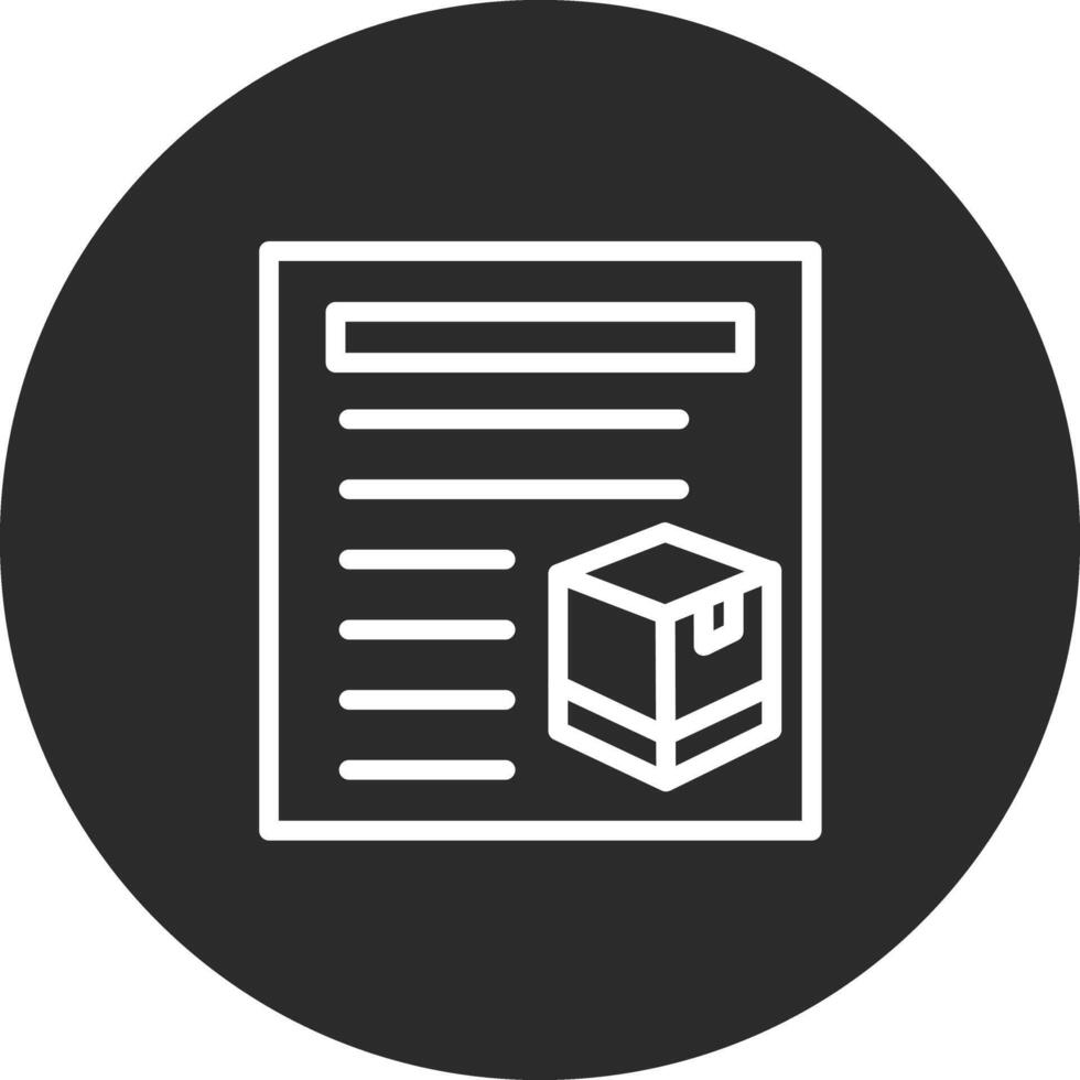 Delivery Note Vector Icon