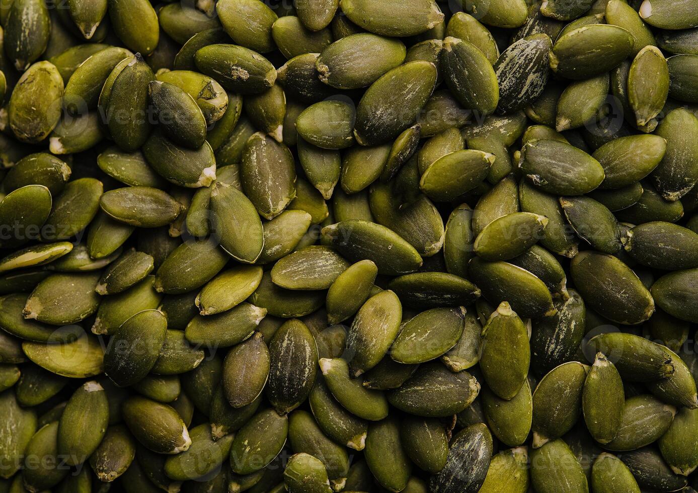 Close up of the pumpkin seeds photo