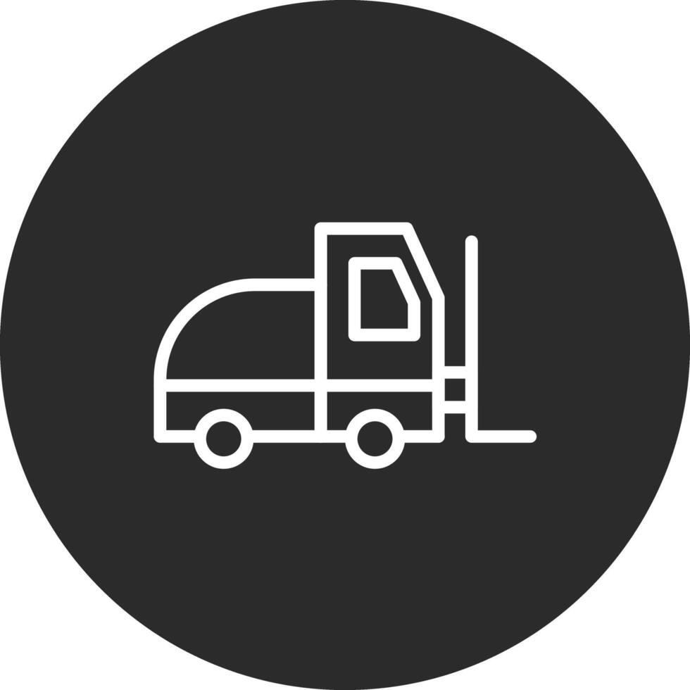 Forklift Vector Icon