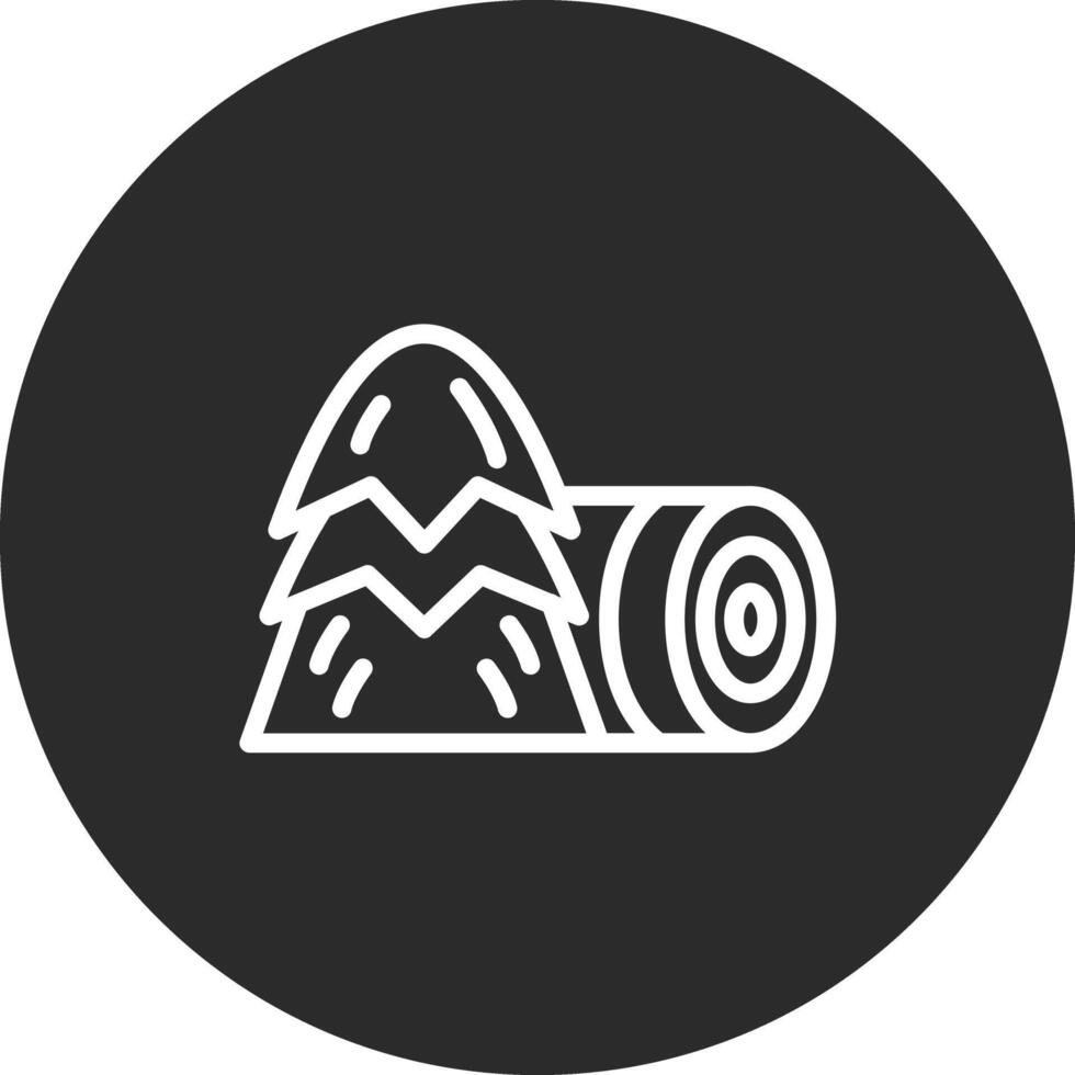 Hay Bale Vector Icon