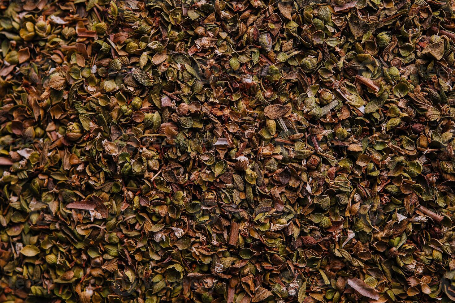 Parsley powder background or texture close up photo