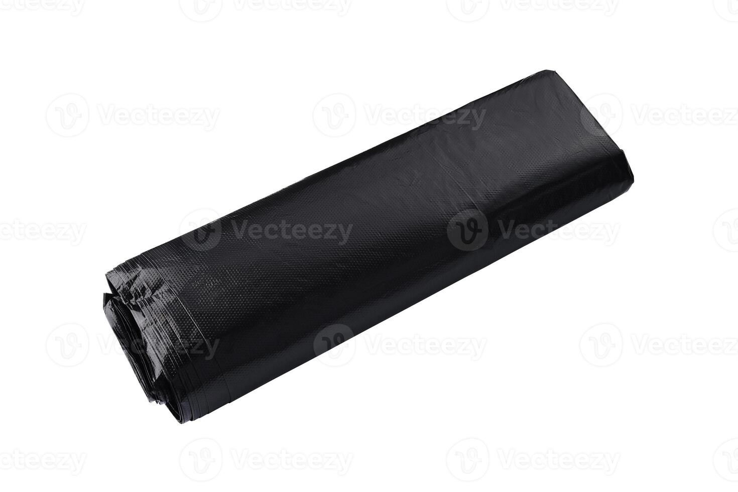 Garbage Bag Roll Isolated. Trash Package photo